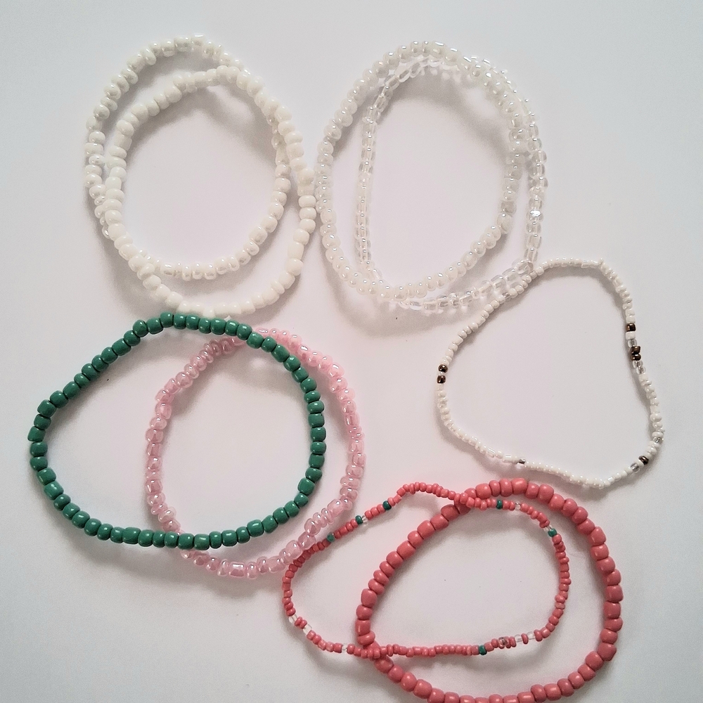 Colorful Beaded Bracelets Set - Picture 2 of 4